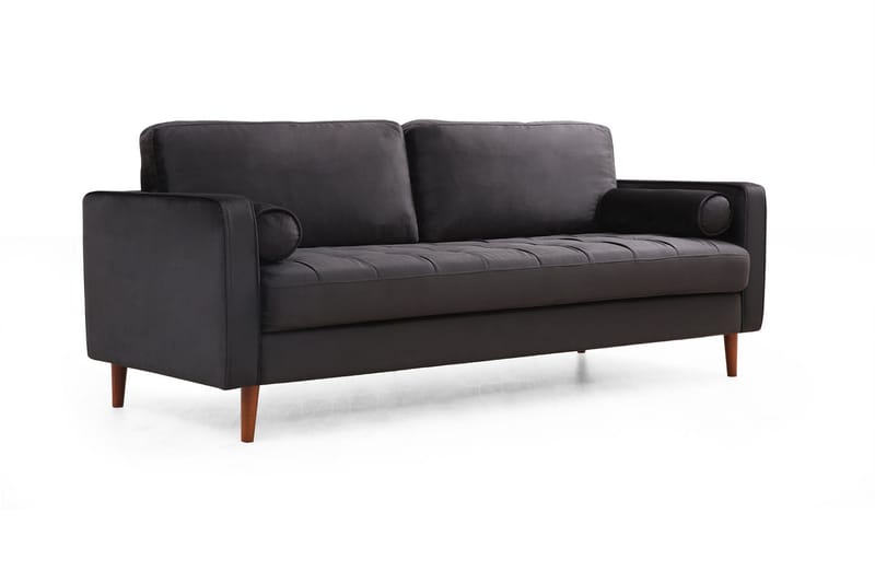 Mirrilnesh Sofa 3-seters - Svart - Møbler - Sofaer - 3 seter sofa