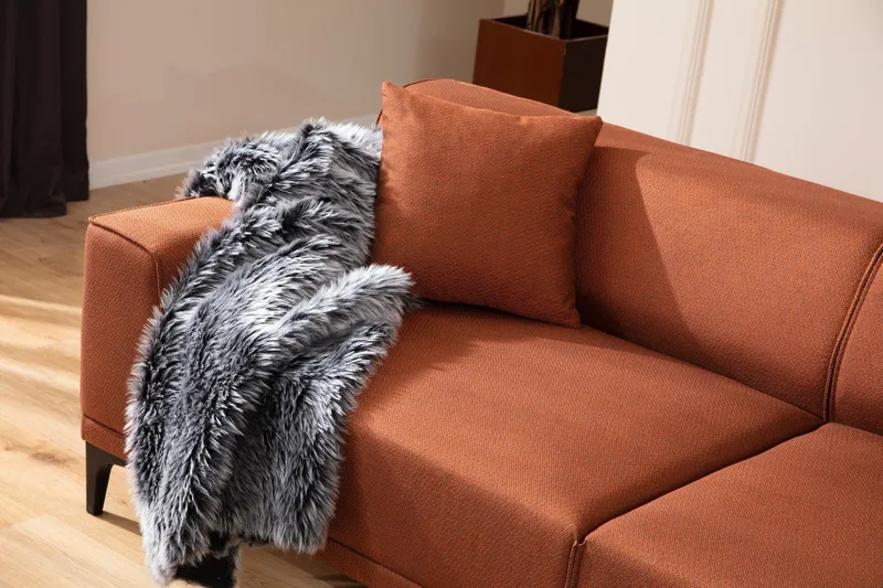 Mississauga Sofa 3-seters - Oransje - Møbler - Sofaer - 3 seter sofa