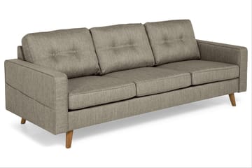 Monroe 3-seters Stoffsofa - Beige / Grå - Møbler - Sofaer - 3 seter sofa