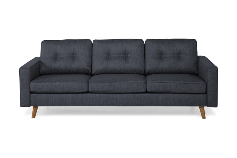 Monroe 3-seters Stoffsofa - Blå - Møbler - Sofaer - 3 seter sofa
