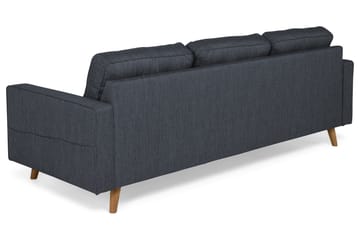 Monroe 3-seters Stoffsofa - Blå - Møbler - Sofaer - 3 seter sofa