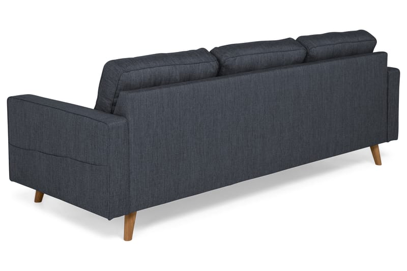 Monroe 3-seters Stoffsofa - Blå - Møbler - Sofaer - 3 seter sofa