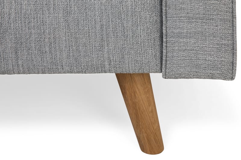 Monroe 3-seters Stoffsofa - Lys grå - Møbler - Sofaer - 3 seter sofa