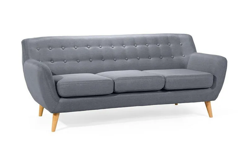Motala Sofa 3-seter - Grå - Møbler - Sofaer - 3 seter sofa