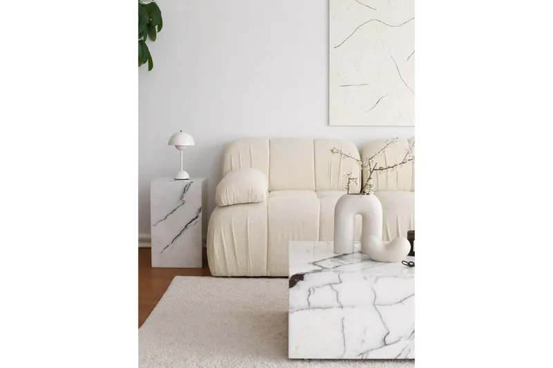Murum Sofa 3-seter - Hvit - Møbler - Sofaer - 3 seter sofa