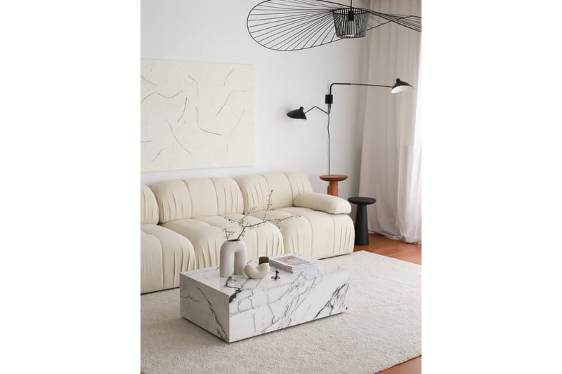 Murum Sofa 3-seter - Hvit - Møbler - Sofaer - 3 seter sofa