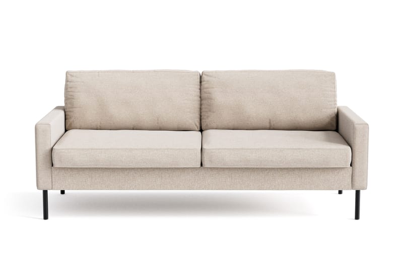 Nevada 3-seters Small Stoffsofa 198 cm bred - Beige - Møbler - Sofaer - 3 seter sofa