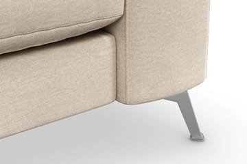 Ocean Lyx 3-seters Fløyelssofa - Beige - Møbler - Sofaer - Fløyelssofaer