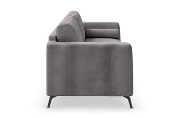Ocean Lyx 3-seters Manchestersofa - Mørk grå - Møbler - Sofaer - 3 seter sofa