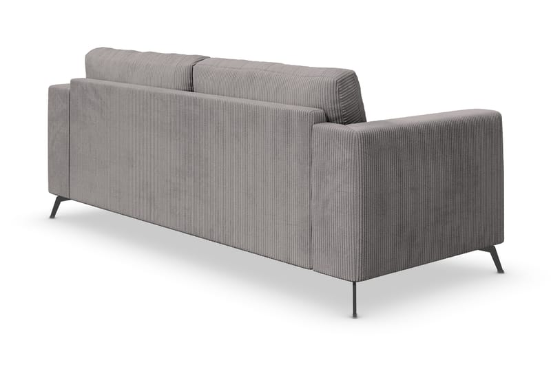 Ocean Lyx 3-seters Manchestersofa - Mørk grå - Møbler - Sofaer - 3 seter sofa