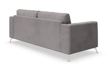 Ocean Lyx 3-seters Manchestersofa - Mørk grå - Møbler - Sofaer - 3 seter sofa