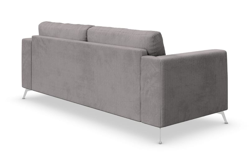 Ocean Lyx 3-seters Manchestersofa - Mørk grå - Møbler - Sofaer - 3 seter sofa