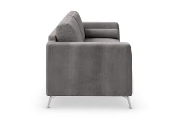 Ocean Lyx 3-seters Manchestersofa - Mørk grå - Møbler - Sofaer - 3 seter sofa
