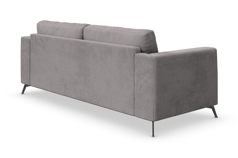 Ocean Lyx 3-seters Manchestersofa - Mørk grå - Møbler - Sofaer - 3 seter sofa