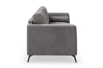 Ocean Lyx 3-seters Manchestersofa - Mørk grå - Møbler - Sofaer - 3 seter sofa