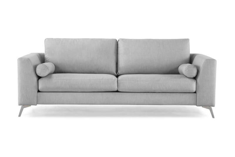 Ocean Lyx 3-seters Stoffsofa - Grå - Møbler - Sofaer - 3 seter sofa