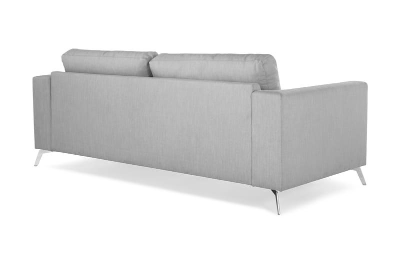 Ocean Lyx 3-seters Stoffsofa - Grå - Møbler - Sofaer - 3 seter sofa