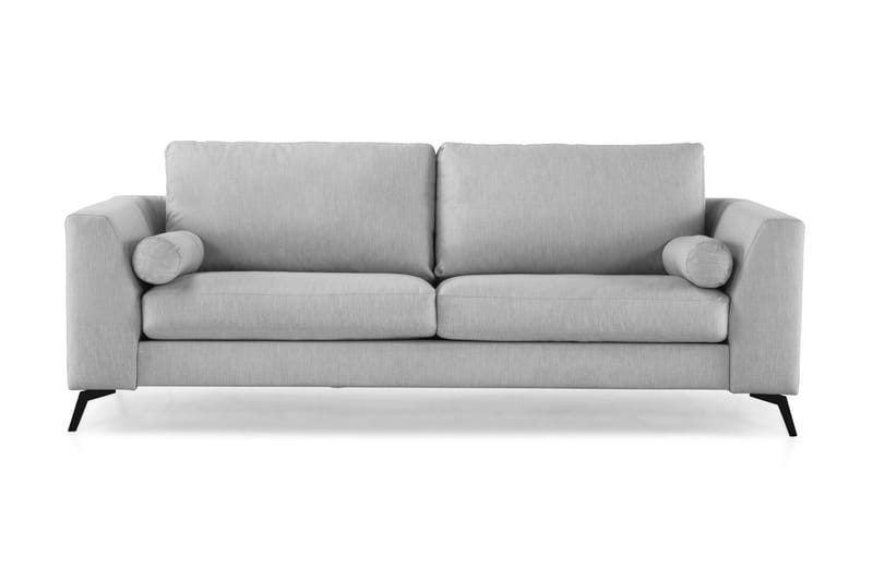 Ocean Lyx 3-seters Stoffsofa - Grå - Møbler - Sofaer - 3 seter sofa