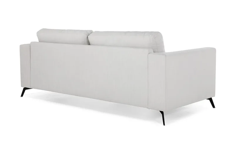 Ocean Lyx 3-seters Stoffsofa - Lys grå - Møbler - Sofaer - 3 seter sofa