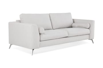 Ocean Lyx 3-seters Stoffsofa - Lys grå - Møbler - Sofaer - 3 seter sofa