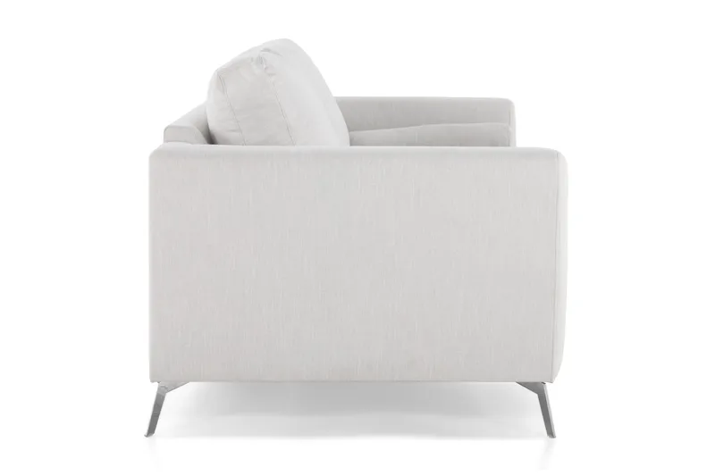 Ocean Lyx 3-seters Stoffsofa - Lys grå - Møbler - Sofaer - 3 seter sofa