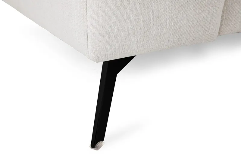 Ocean Lyx 3-seters Stoffsofa - Lys grå - Møbler - Sofaer - 3 seter sofa