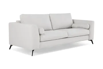 Ocean Lyx 3-seters Stoffsofa - Lys grå - Møbler - Sofaer - 3 seter sofa