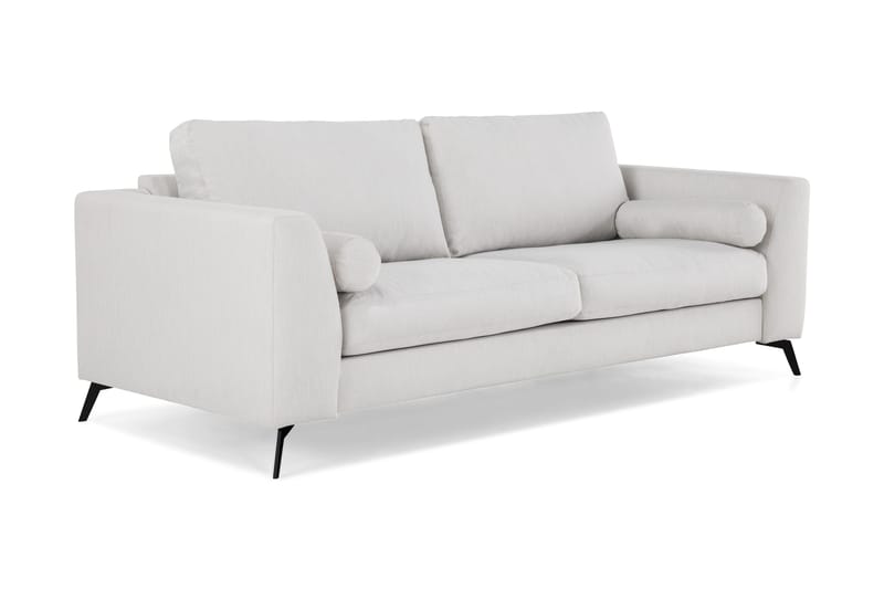 Ocean Lyx 3-seters Stoffsofa - Lys grå - Møbler - Sofaer - 3 seter sofa
