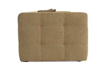 Octavian 3-seter Sofa med Knappet Design i Bouclé - Brun - Møbler - Sofaer - 3 seter sofa
