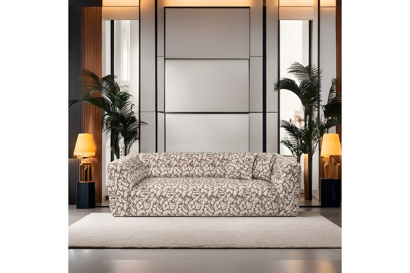 Octavian Sofa 2-seter - Brun - Møbler - Sofaer - 3 seter sofa