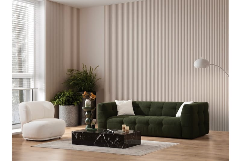 Octavian Sofa 3-seter - Grønn - Møbler - Sofaer - 3 seter sofa
