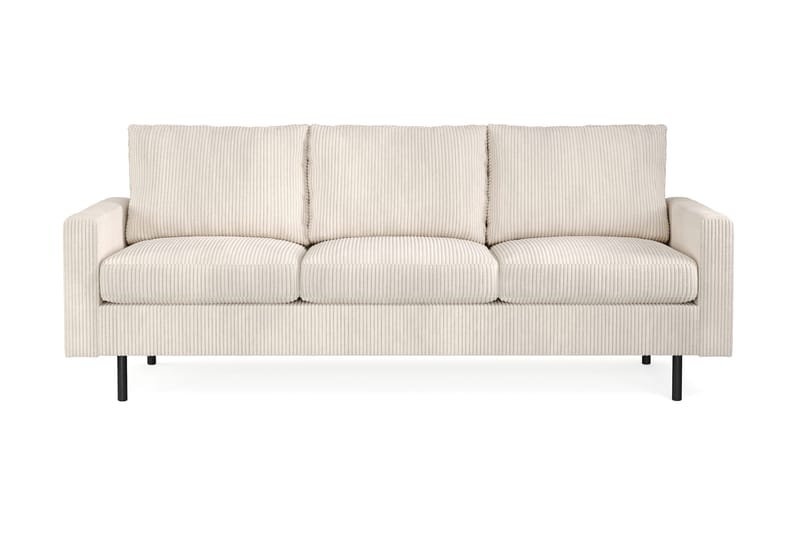 Peppe 3-seters Manchester Sofa 200 cm bred, Beige