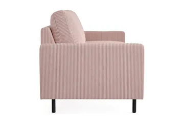 Peppe 3-seters Manchester Sofa - Rosa - Møbler - Sofaer - 3 seter sofa