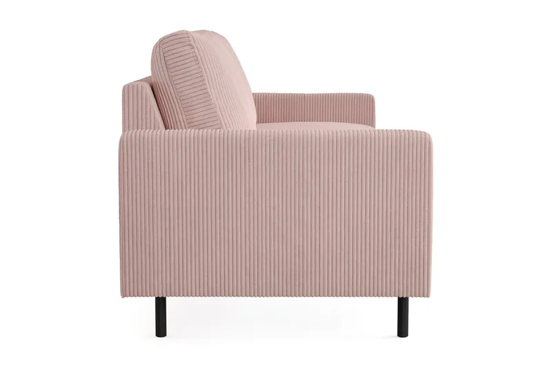 Peppe 3-seters Manchester Sofa - Rosa - Møbler - Sofaer - 3 seter sofa