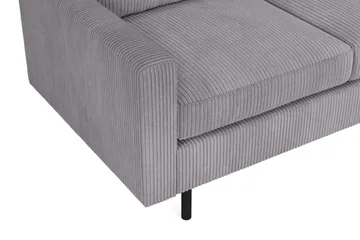 Peppe 3-seters Manchestersofa - Grå - Møbler - Sofaer - 3 seter sofa