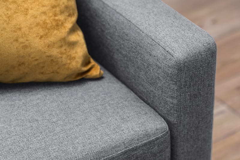 Peppe 3-seters Stoffsofa - Lys grå - Møbler - Sofaer - 3 seter sofa