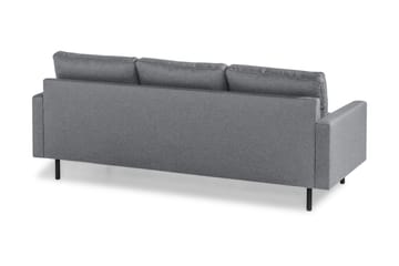 Peppe 3-seters Stoffsofa - Lys grå - Møbler - Sofaer - 3 seter sofa
