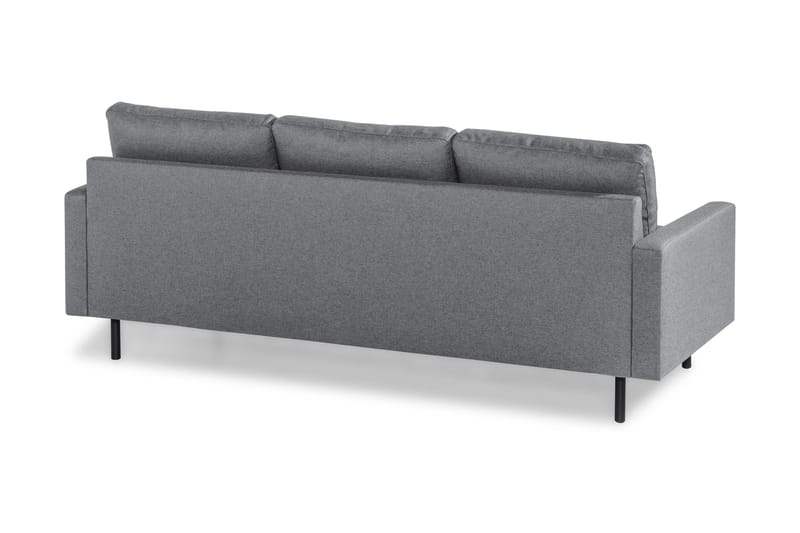 Peppe 3-seters Stoffsofa - Lys grå - Møbler - Sofaer - 3 seter sofa