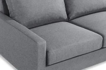 Peppe 3-seters Stoffsofa - Lys grå - Møbler - Sofaer - 3 seter sofa