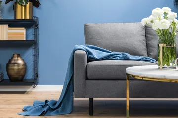 Peppe 3-seters Stoffsofa - Lys grå - Møbler - Sofaer - 3 seter sofa