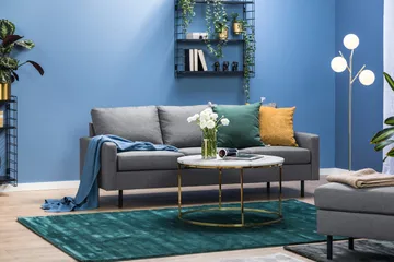 Peppe 3-seters Stoffsofa - Lys grå - Møbler - Sofaer - 3 seter sofa