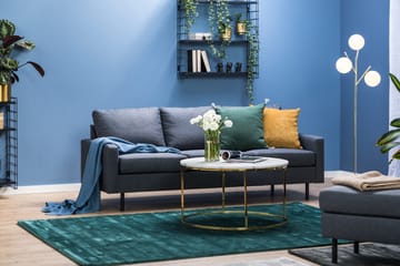 Peppe 3-seters Stoffsofa - Mørk grå - Møbler - Sofaer - 3 seter sofa