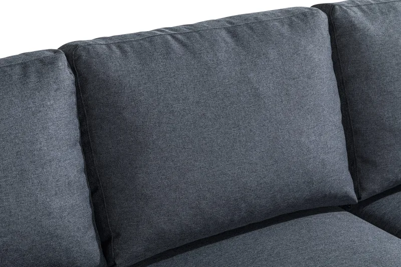 Peppe 3-seters Stoffsofa - Mørk grå - Møbler - Sofaer - 3 seter sofa