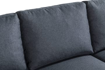Peppe 3-seters Stoffsofa - Mørk grå - Møbler - Sofaer - 3 seter sofa