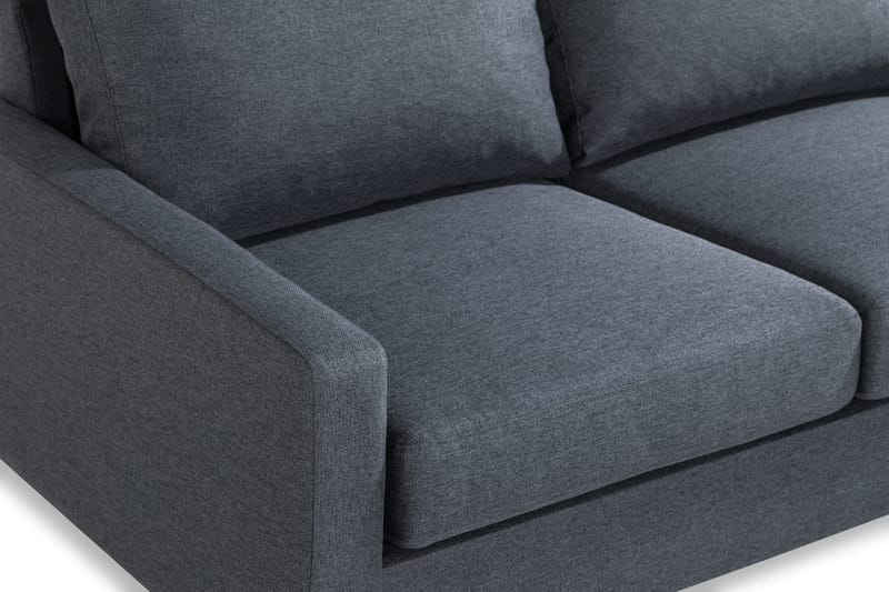 Peppe 3-seters Stoffsofa - Mørk grå - Møbler - Sofaer - 3 seter sofa