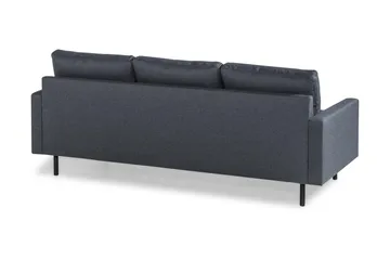 Peppe 3-seters Stoffsofa - Mørk grå - Møbler - Sofaer - 3 seter sofa