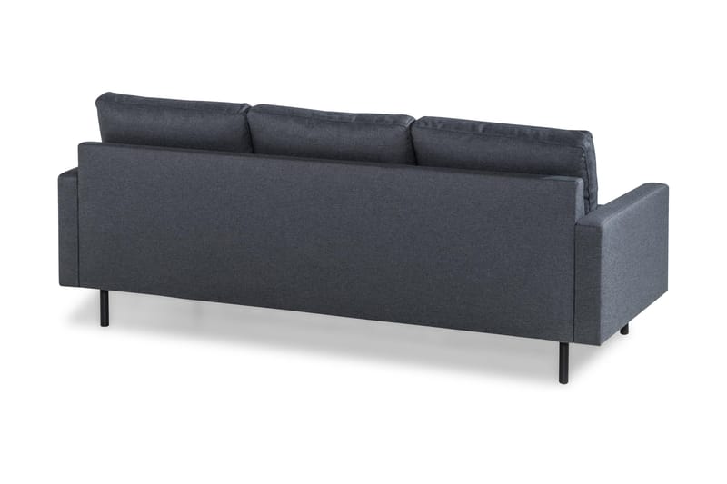 Peppe 3-seters Stoffsofa - Mørk grå - Møbler - Sofaer - 3 seter sofa