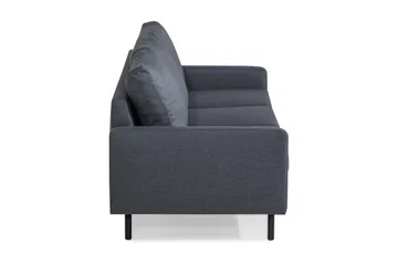 Peppe 3-seters Stoffsofa - Mørk grå - Møbler - Sofaer - 3 seter sofa