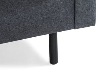 Peppe 3-seters Stoffsofa - Mørk grå - Møbler - Sofaer - 3 seter sofa