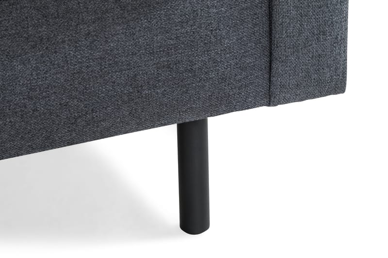 Peppe 3-seters Stoffsofa - Mørk grå - Møbler - Sofaer - 3 seter sofa